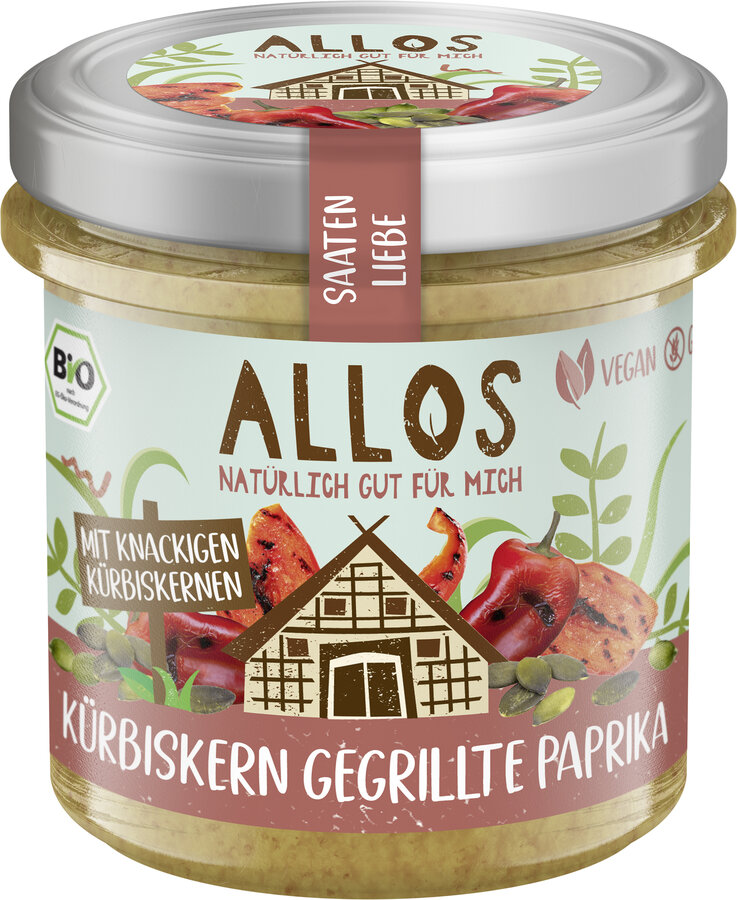 Saatenliebe Kürbiskerne gegrillte Paprika 135g