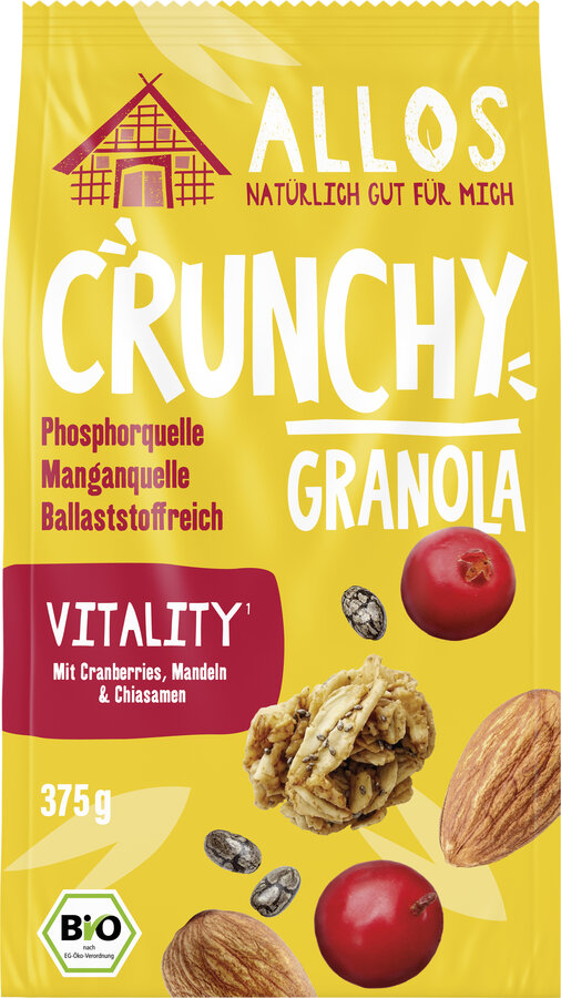 Crunchy Granola Vitality 375g
