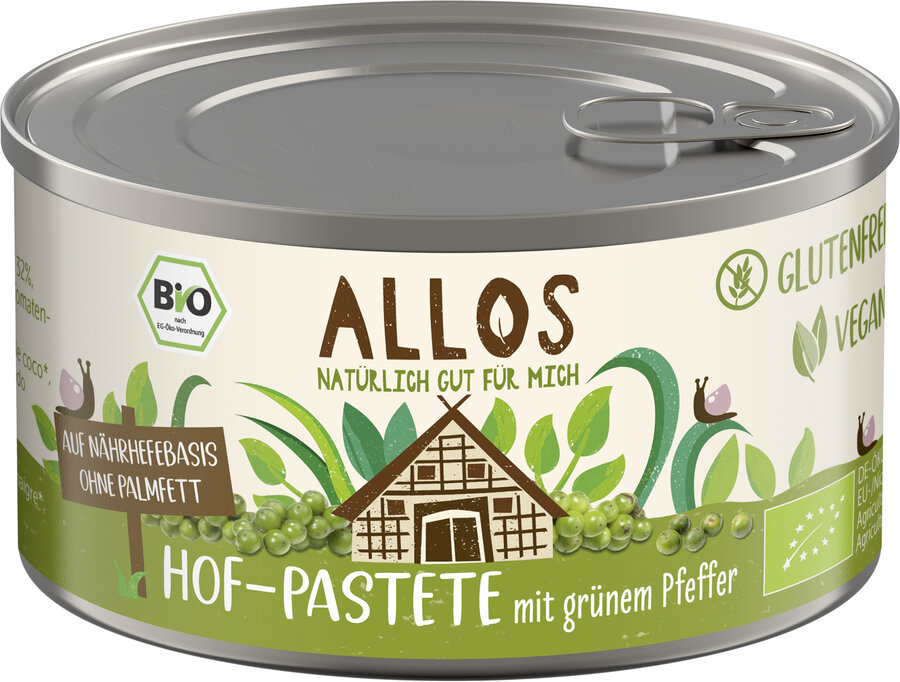 Hof Pastete Grüner Pfeffer 125g