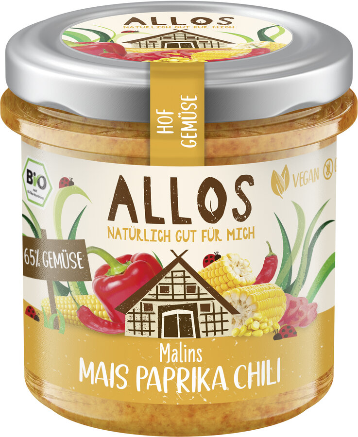Hofgemüse Meikes Mais Paprika Chili Brotaufstrich 135g
