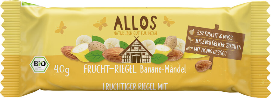 Fruchtriegel Banane-Mandel 40g