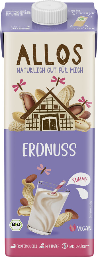 Erdnuss Drink 1l MHD 18.10.2026