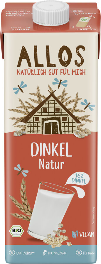 Drink Dinkel natur, ungesüßt 1l