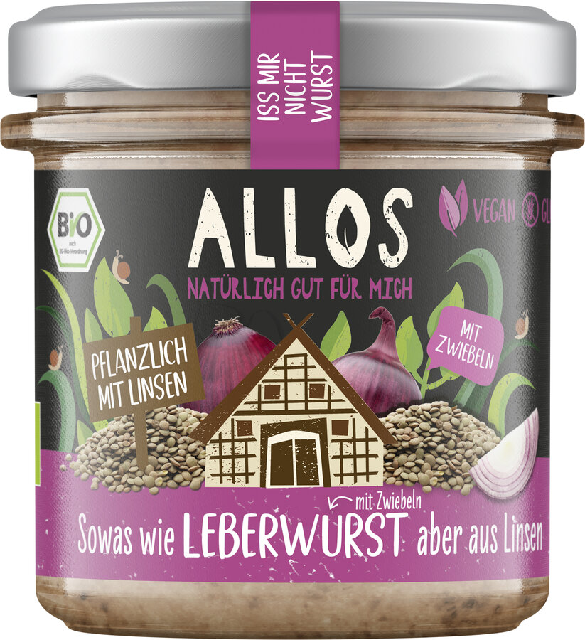 Iss mir nicht Wurst Leberwurst mit Zwiebeln 135g