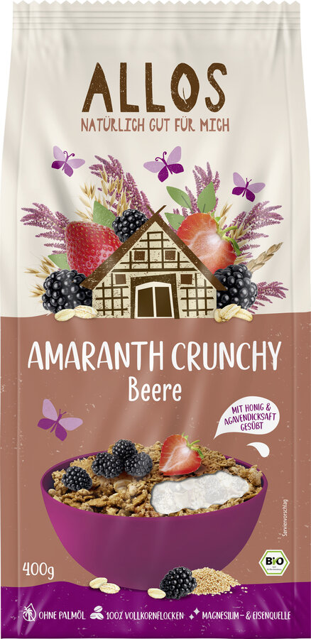 Amaranth Crunchy Beerenfrucht 400g