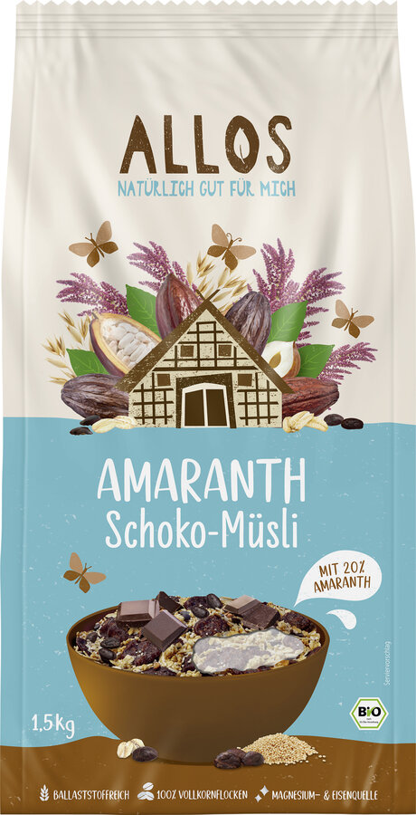 Amaranth Schoko Müsli Großgebinde 1,5kg
