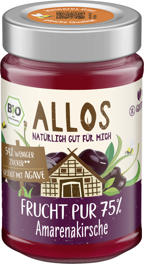 Frucht Pur 75% Aufstrich Amarenakirsche 200g