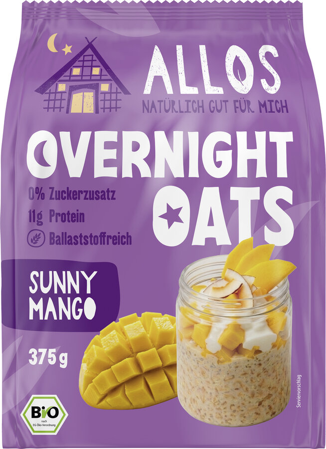 Overnight Oats Sunny Mango 375g
