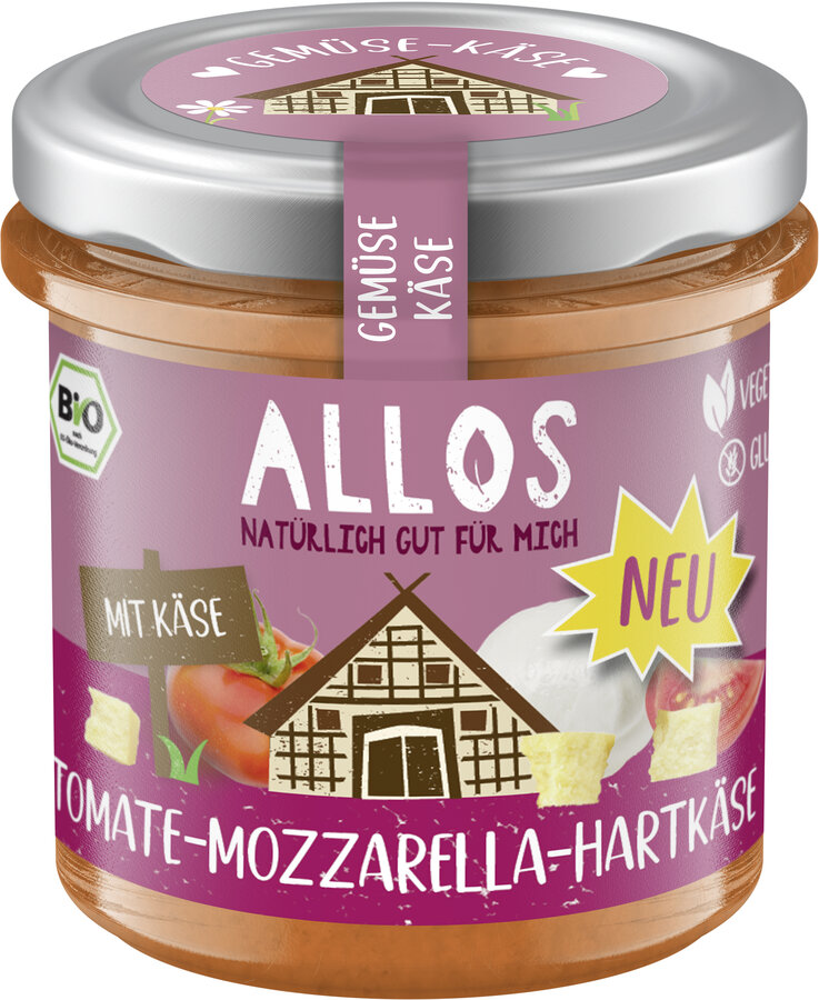 Gemüse-Käse-Aufstrich Tomate Mozzarella 135g