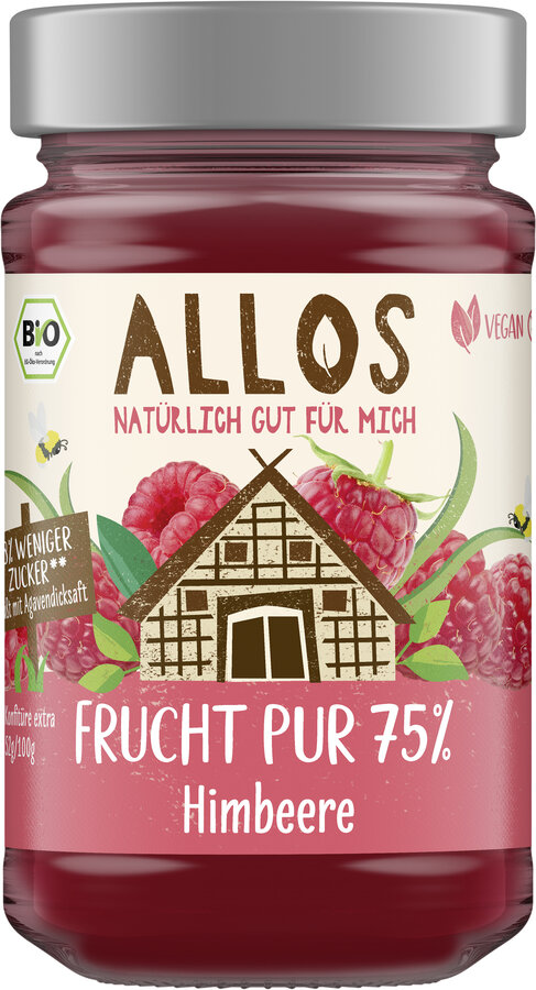 Frucht Pur 75% Aufstrich Himbeere 250g