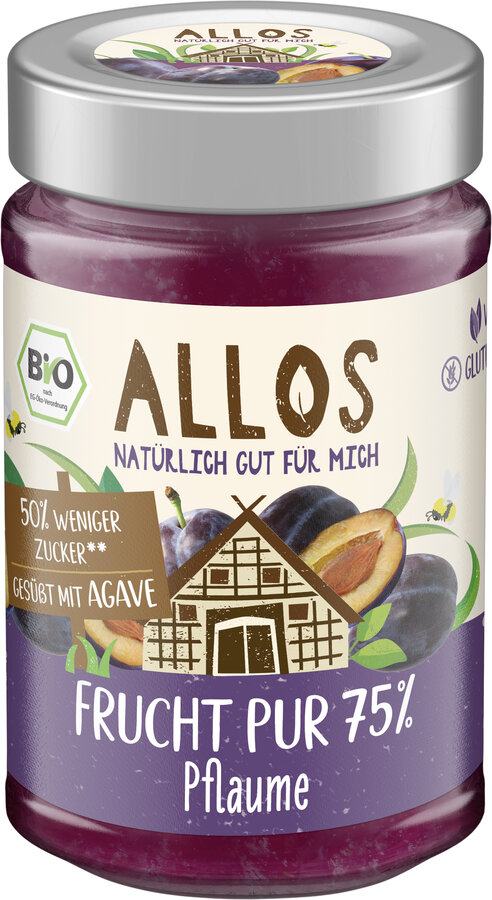 Frucht Pur 75% Aufstrich Pflaume 200g