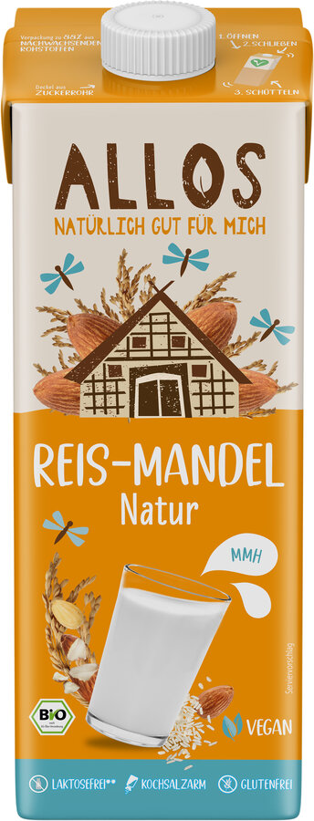 Drink Reis-Mandel ungesüßt 1l