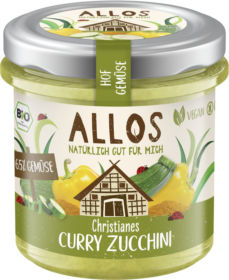 Hofgemüse Claudias Curry Zucchini Brotaufstrich 135g