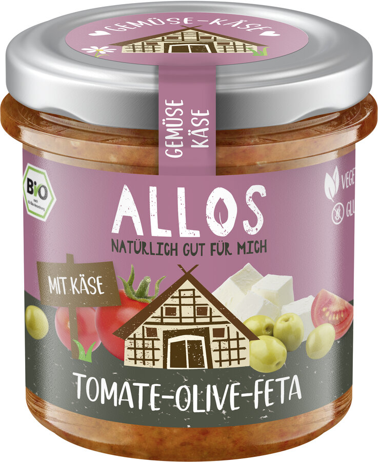 Gemüse-Käse Aufstrich Tomate Olive Feta 135g