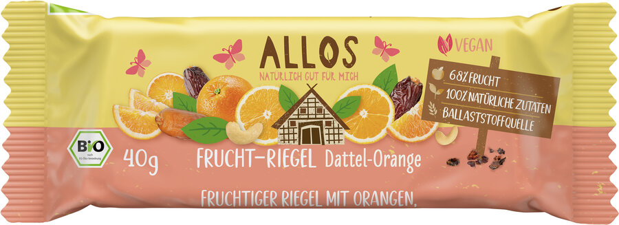 Fruchtriegel Dattel-Orange 40g