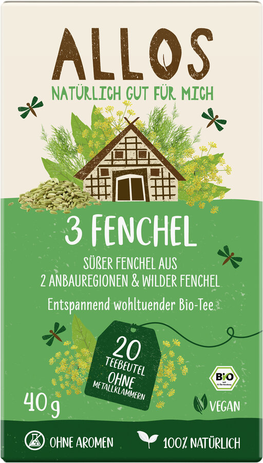 Tee Drei Fenchel 20 Beutel