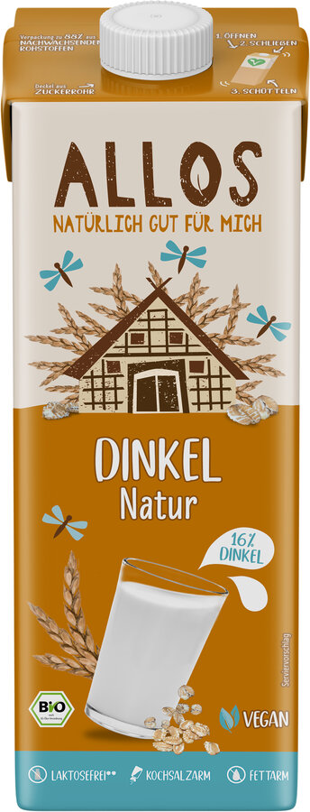 Drink Dinkel natur, ungesüßt 1l