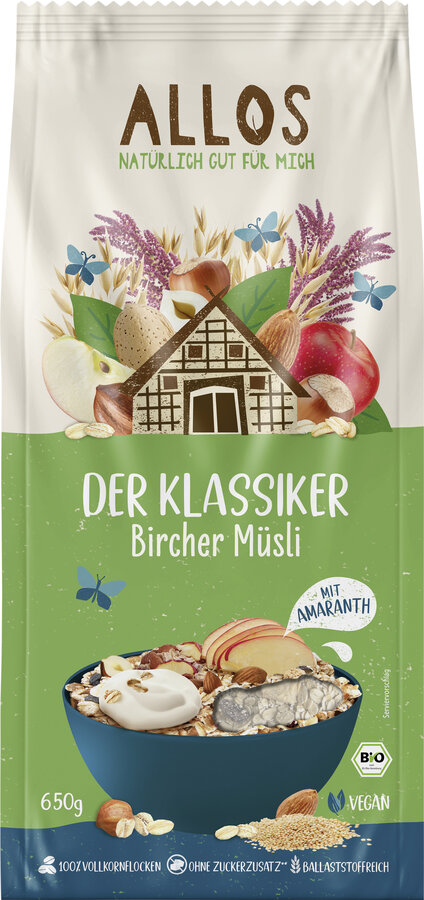 Bircher Müsli mit Amaranth 650g