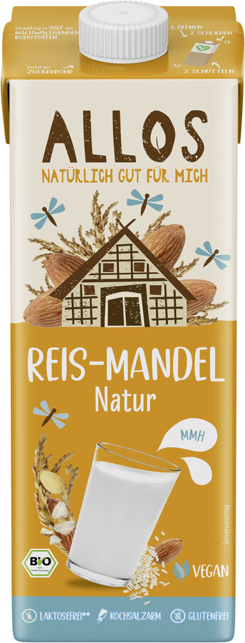 Drink Reis-Mandel ungesüßt 1l