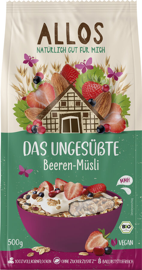 Das ungesüßte Beeren-Müsli 500g