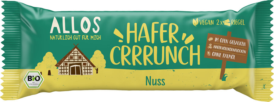 HaferCrrrunch Riegel mit Nüssen 50g