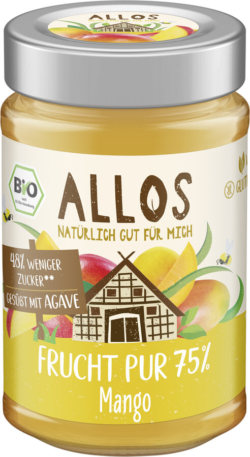 Frucht Pur 75% Aufstrich Mango 200g