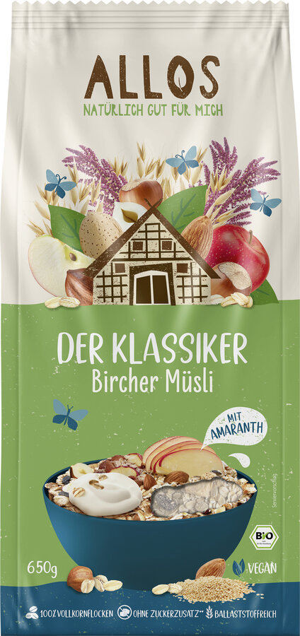 Bircher Müsli mit Amaranth 650g
