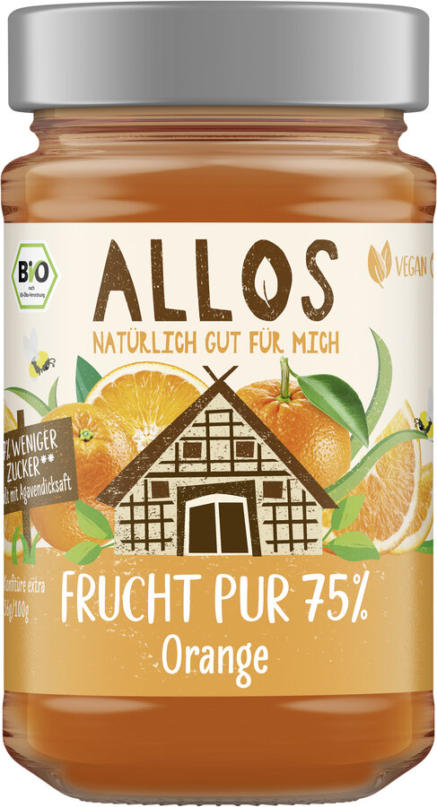 Frucht Pur 75% Aufstrich Orange 250g