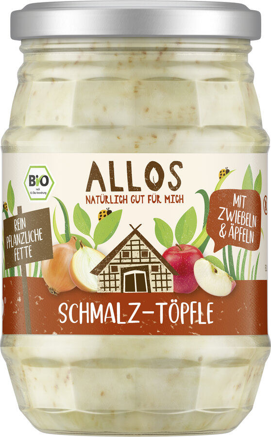 Schmalz-Töpfle mit Zwiebeln und Äpfeln 250g