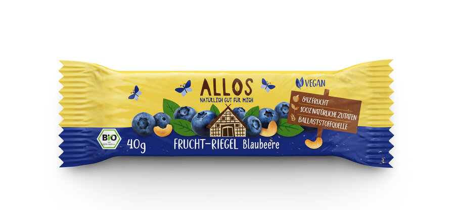 Fruchtriegel Blaubeere 40g