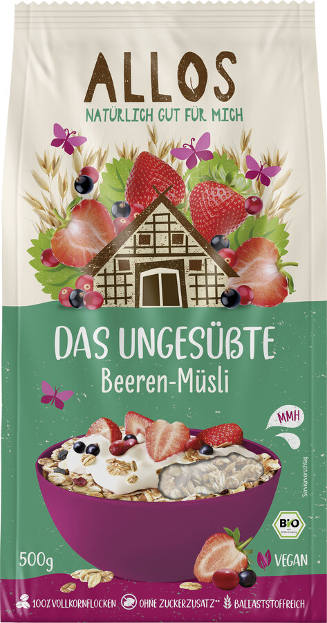 Das ungesüßte Beeren-Müsli 500g