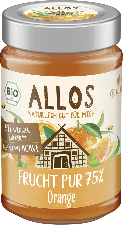 Frucht Pur 75% Aufstrich Orange 200g