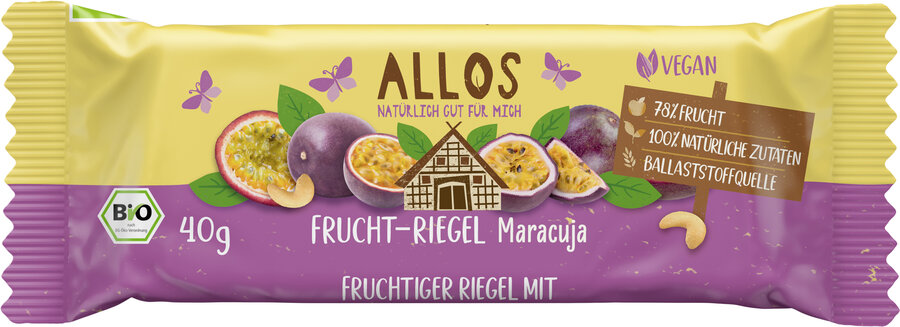 Fruchtriegel Maracuja 40g