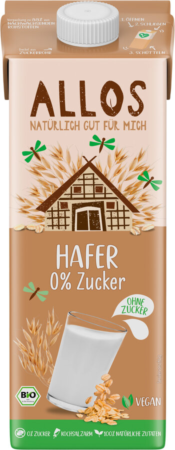 Drink Hafer 0% Zucker 1l