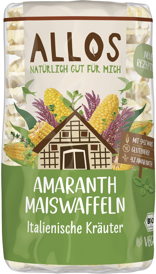 Amaranth Maiswaffeln italienische Kräuter 100g