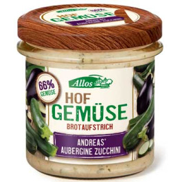 Allos Hofgemüse Andreas Aubergine Zucchini Brotaufstrich 135g