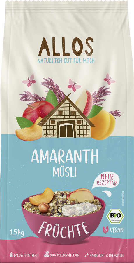 Amaranth Früchte Müsli Großgebinde 1,5kg