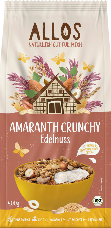 Amaranth Crunchy Edelnuss 400g