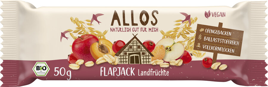 Hafer Flapjack Landfrüchte 50g