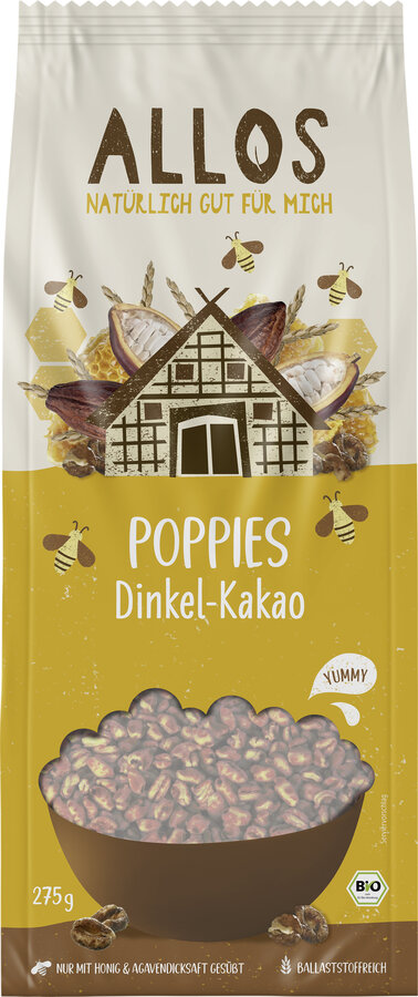 Dinkel Kakao-Poppies 275g