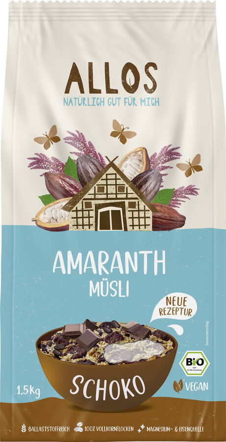 Amaranth Schoko Müsli Großgebinde 1,5kg