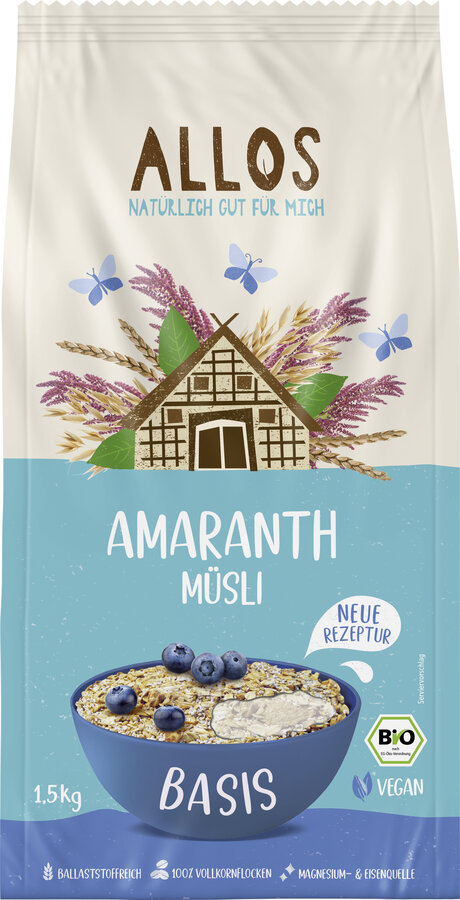 Amaranth Basis Müsli Großgebinde 1,5kg