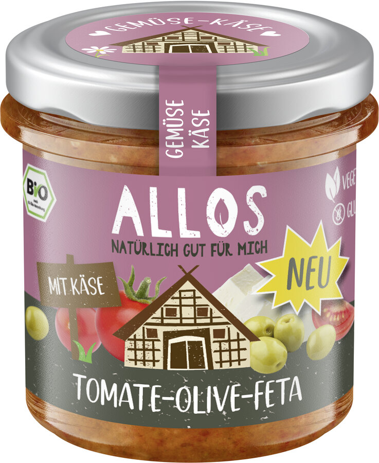Gemüse-Käse Aufstrich Tomate Olive Feta 135g