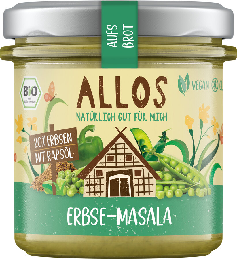 Aufs Brot Erbse & Masala 140g