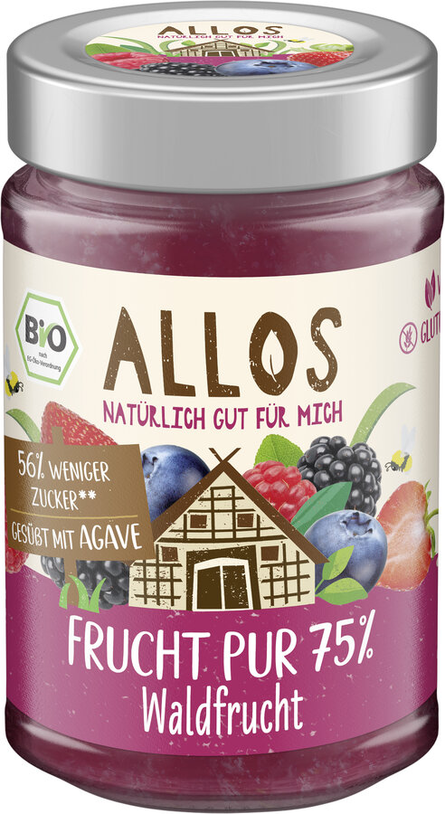 Frucht Pur 75% Aufstrich Waldfrucht 200g