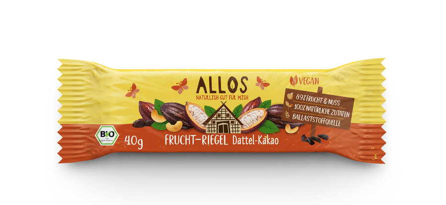 Fruchtriegel Dattel-Kakao 40g