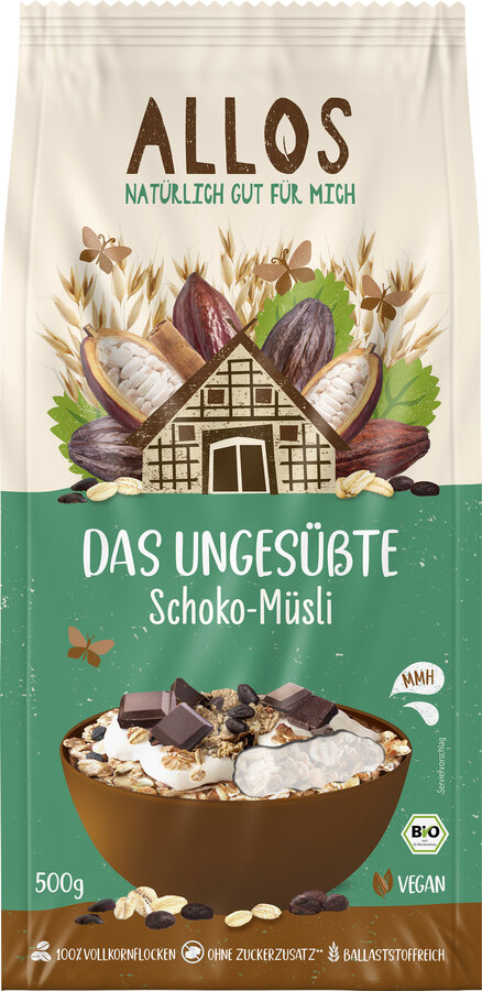 Das Ungesüßte Schoko-Müsli 500g