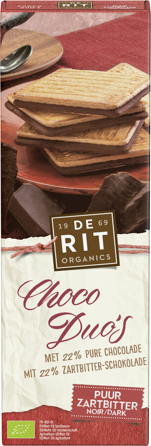 De Rit Choco Duos Zartbitter 150g