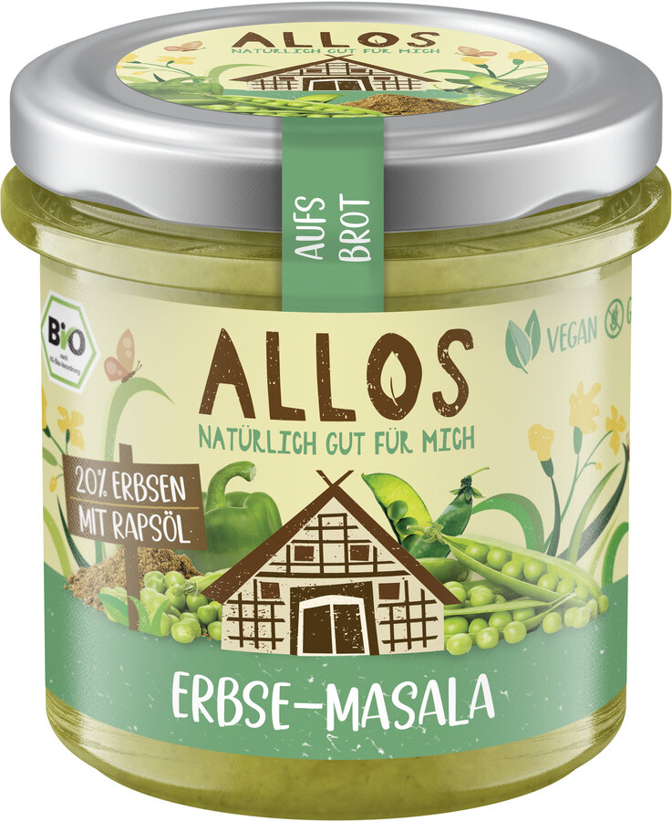Aufs Brot Erbse & Masala 140g